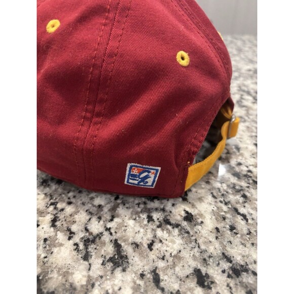 Vintage USC Trojans Sequined Logo Strapback Hat Red Gold by The Game Script - Picture 4 of 9